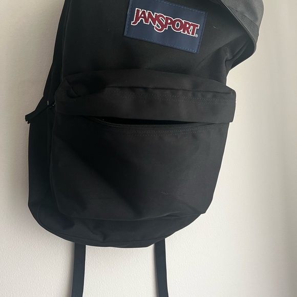 Jansport 2 pocket backpack BLK - Picture 2 of 7
